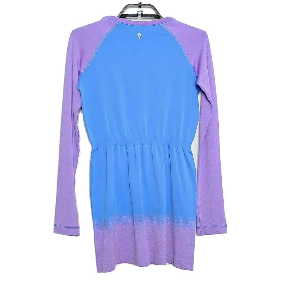 Ivivva Girls Dress Officially Awesome SZ 14 Blue